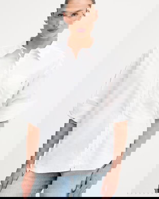 Calvin Klein Jeans cămașă pentru femei, din bumbac