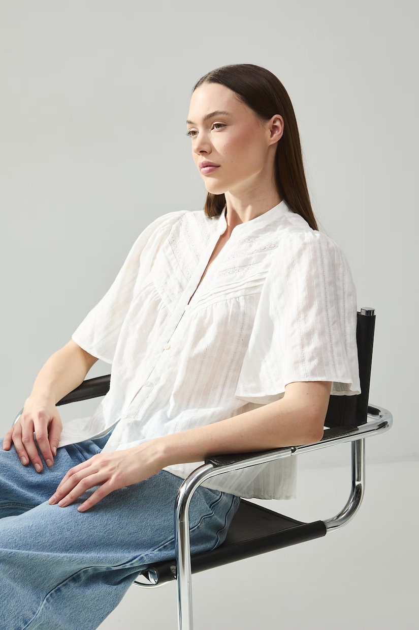 Medicine Bluză tip cămașă pentru femei, din bumbac