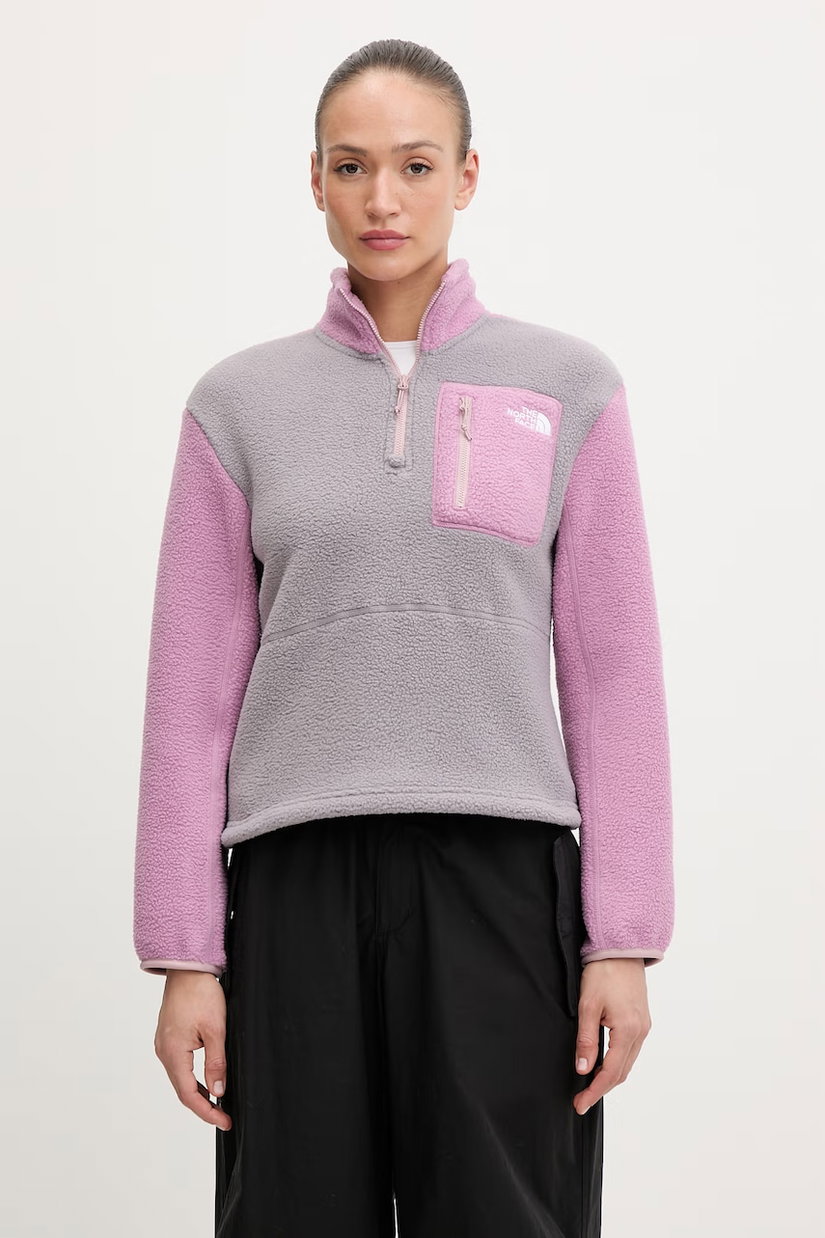 The North Face hanorac pentru femei, din polar Yumiori