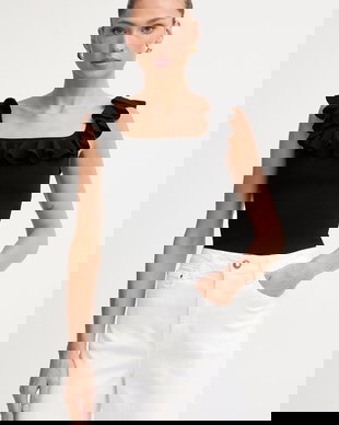 MICHAEL Michael Kors bluză cu bretele pentru femei