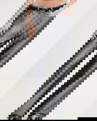 rag & bone blugi wide leg pentru femei Logan