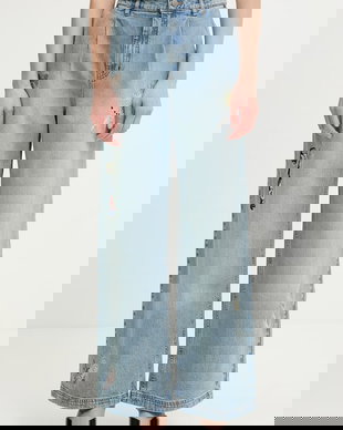 MUNTHE blugi wide leg pentru femei BRALI