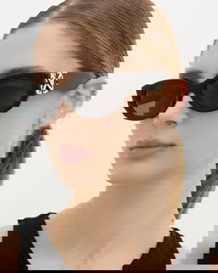 Off-White ochelari de soare rotunzi