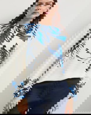 Medicine bluză pentru femei, cu vâscoză