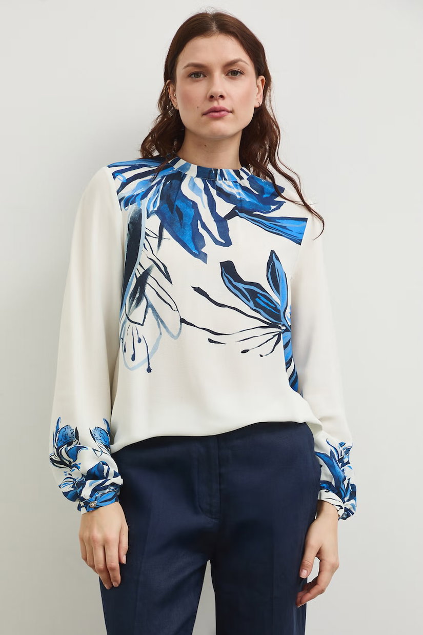 Medicine bluză pentru femei, cu vâscoză