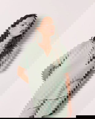 Women'secret pijama din două piese de pentru femei, cu vâscoză