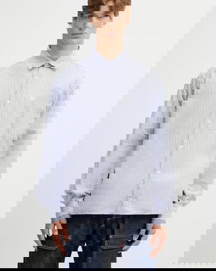 Filling Pieces cămașă bărbătească din bumbac Pinstripe