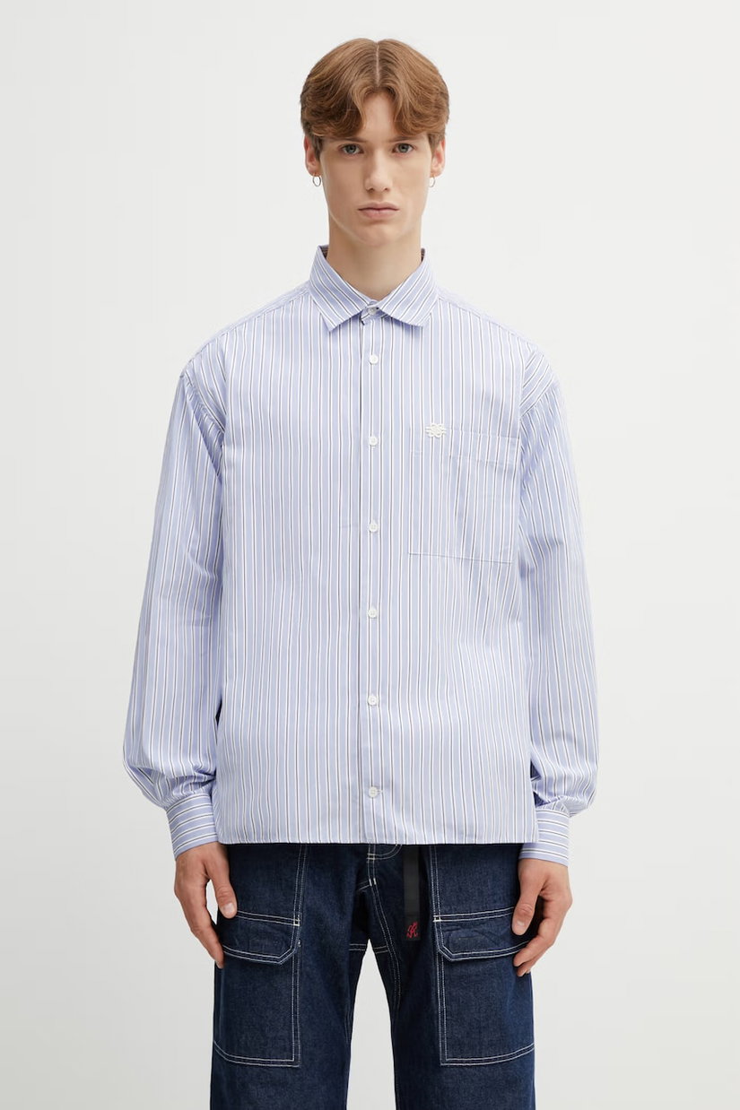 Filling Pieces cămașă bărbătească din bumbac Pinstripe