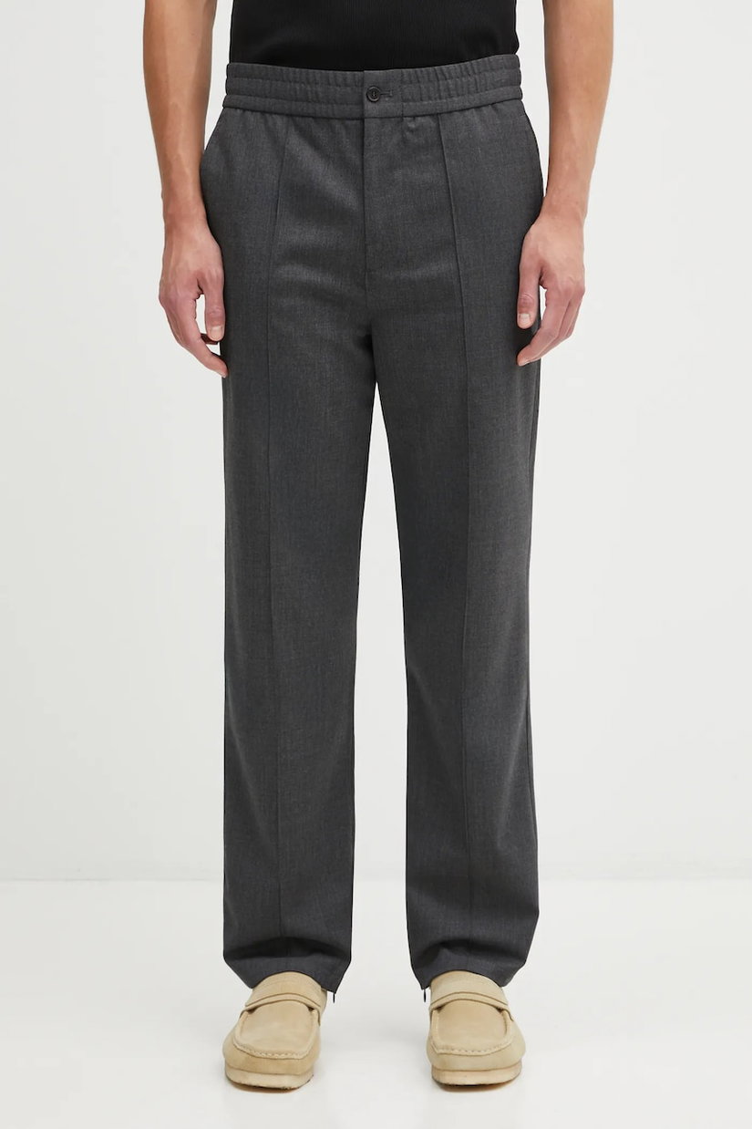 Filling Pieces pantaloni de lână Coach Twill Wool