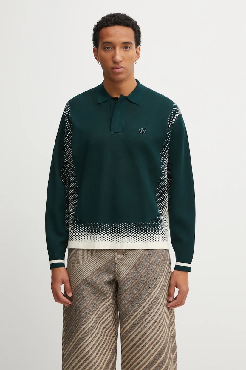 Filling Pieces pulover Knit Shirt Rugby