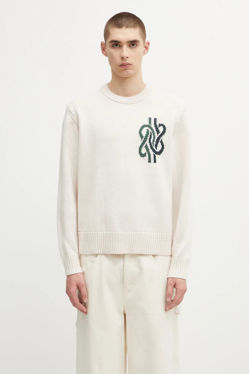 Filling Pieces pulover din amestec de lână Knit Sweater Knot