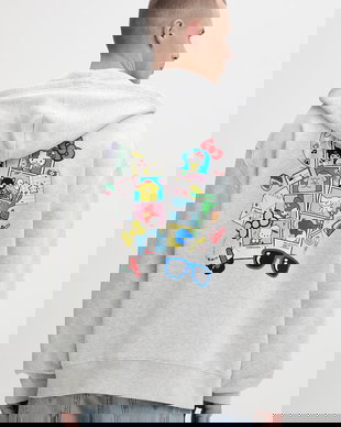 Converse hanorac cu fermoar de bumbac x HELLO KITTY