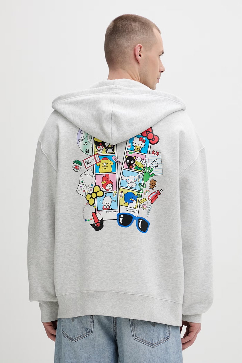 Converse hanorac cu fermoar de bumbac x HELLO KITTY