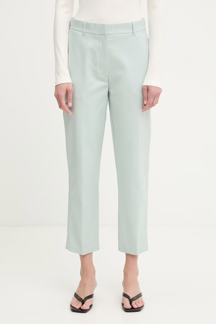 Calvin Klein pantaloni chinos de damă din bumbac cu elastan