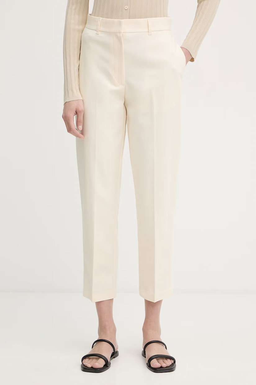 Calvin Klein pantaloni chinos dama din bumbac cu elastan