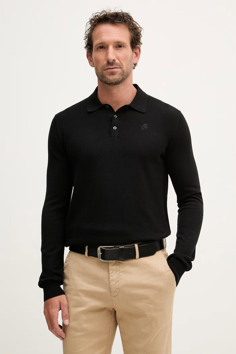 Karl Lagerfeld Pulover bărbați bumbac