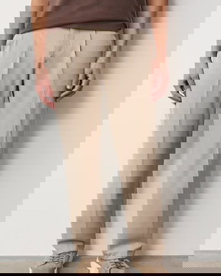 Medicine pantaloni chinos pentru bărbați, cu vâscoză