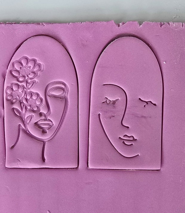 3 x Decupator Lady set | Cutter polymer clay