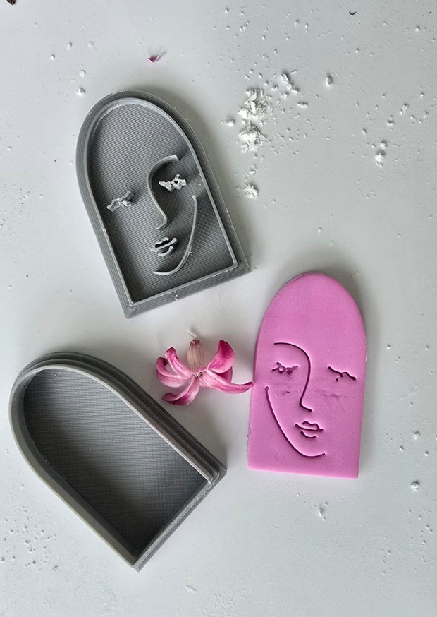 3 x Decupator Lady set | Cutter polymer clay