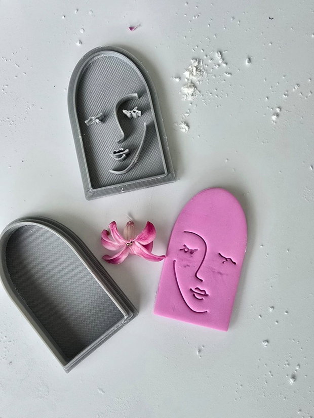 3 x Decupator Lady set | Cutter polymer clay