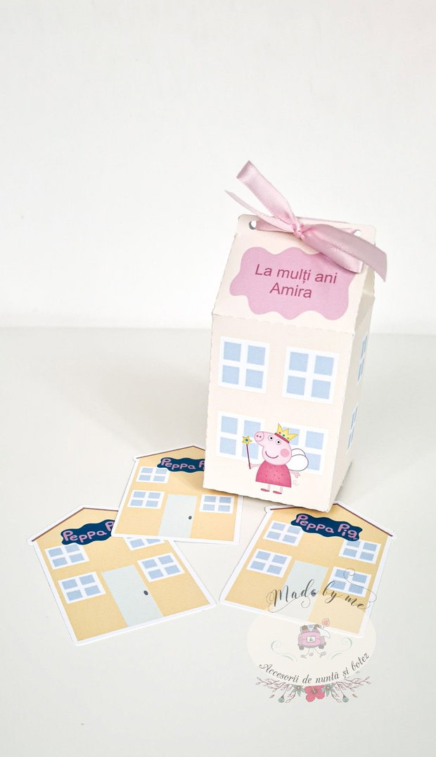Marturii cutie Peppa