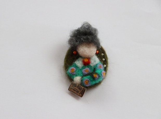 Brosa/ornament`Doamna`