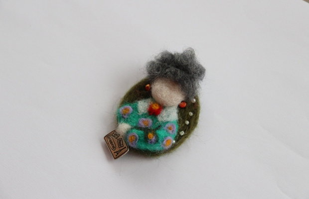 Brosa/ornament`Doamna`