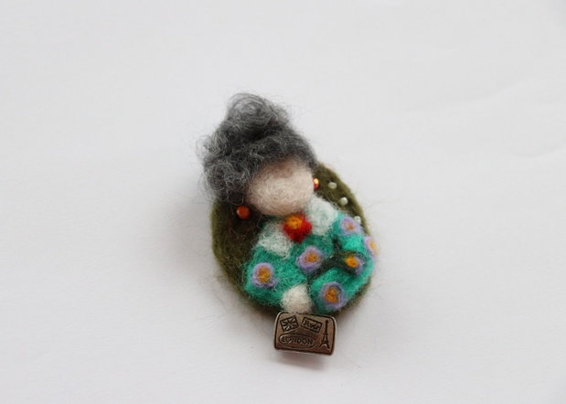 Brosa/ornament`Doamna`