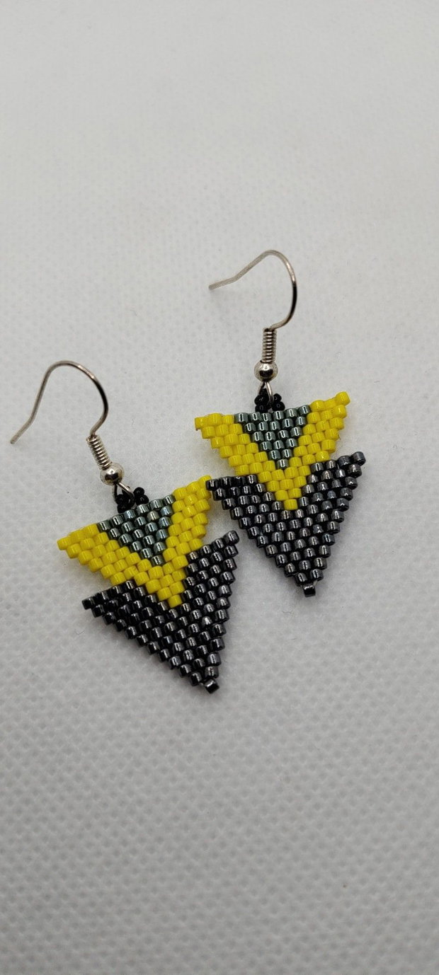 Cercei unicat, cercei din margelute miyuki, cercei handmade