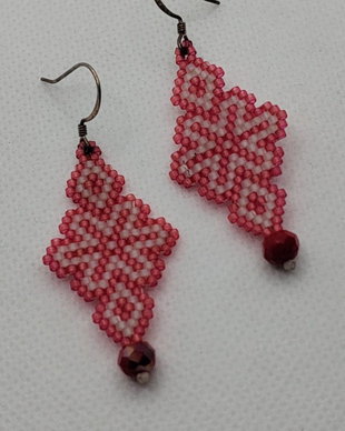 Cercei unicat, cercei din margelute, cercei handmade
