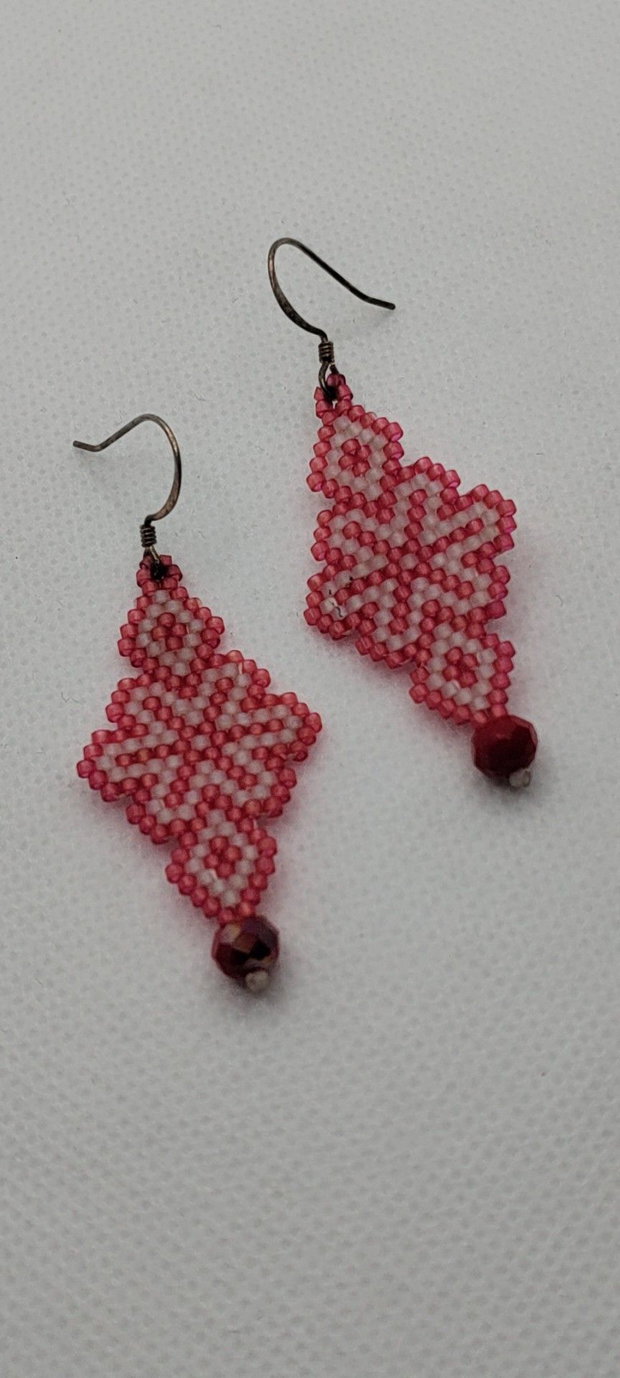 Cercei unicat, cercei din margelute, cercei handmade