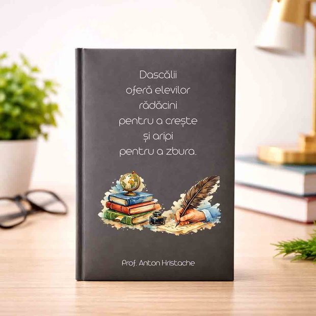 Agendă Personalizată Profesor Cadou Elegant Dedaruit