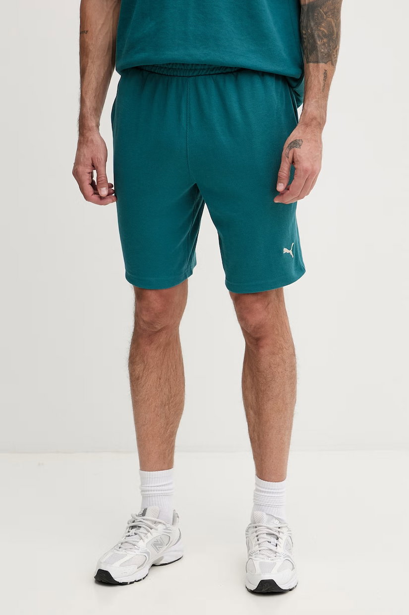 Puma pantaloni scurți de trening pentru bărbați, cu bumbac Essential Elevated