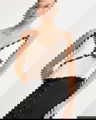 Pinko bluză cu bretele pentru femei