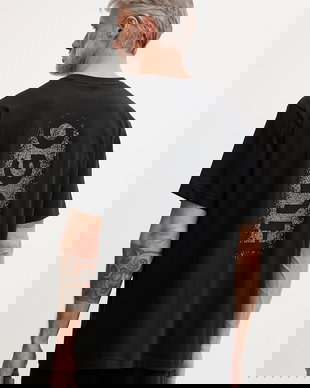 HUGO tricou de pijama bărbătesc de bumbac SPRAY T-SHIRT