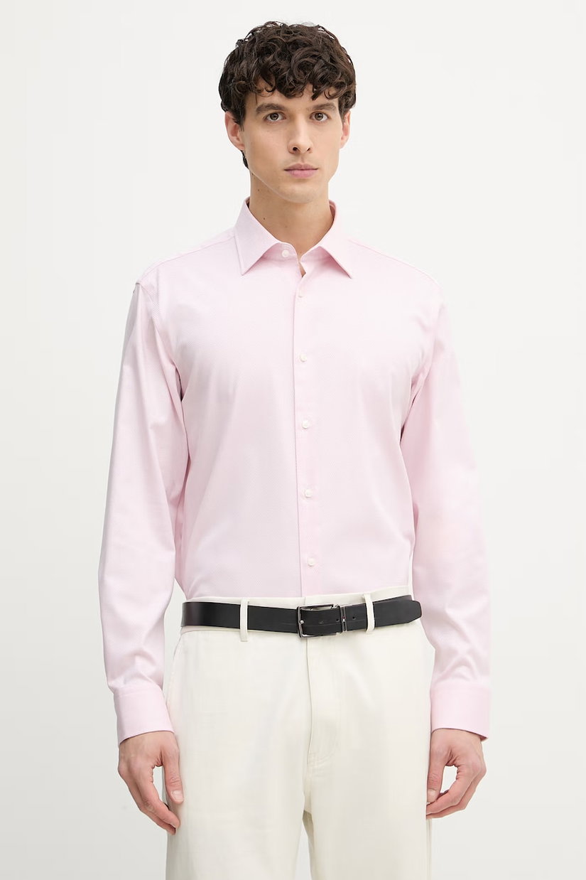 BOSS Cămașă bărbătească din bumbac cu elastan JOE