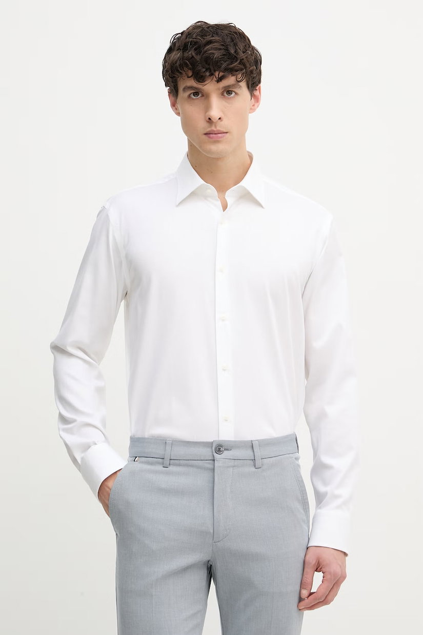 BOSS cămașă bărbătească din bumbac cu elastan JOE