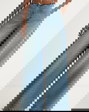 BOSS blugi wide leg pentru femei CENTRAL 4.0