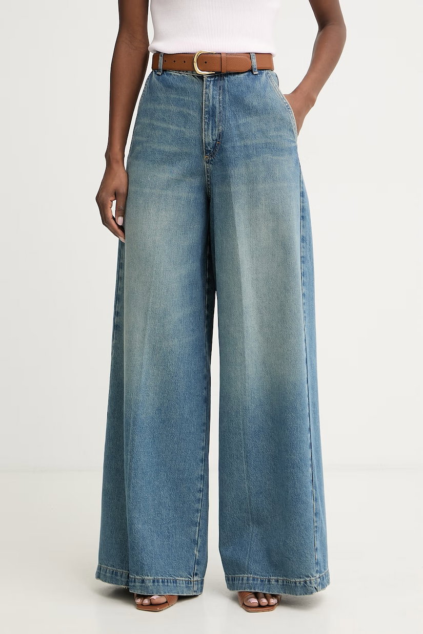 BOSS blugi wide leg pentru femei CENTRAL 4.0