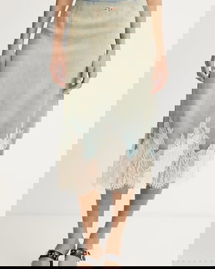 Diesel fustă din lyocell DE-MERSY-S