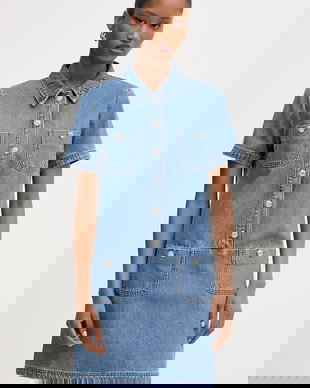 Morgan rochie de denim