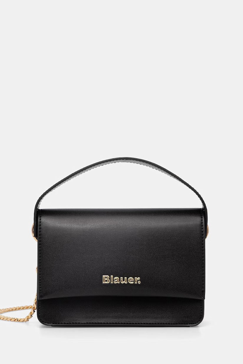 Blauer geantă crossbody de damă cu imitație de piele