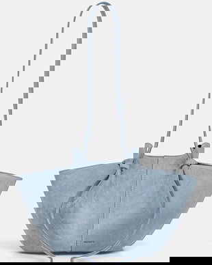 Yuzefi geantă shopper pentru femei, din piele întoarsă MOCHI