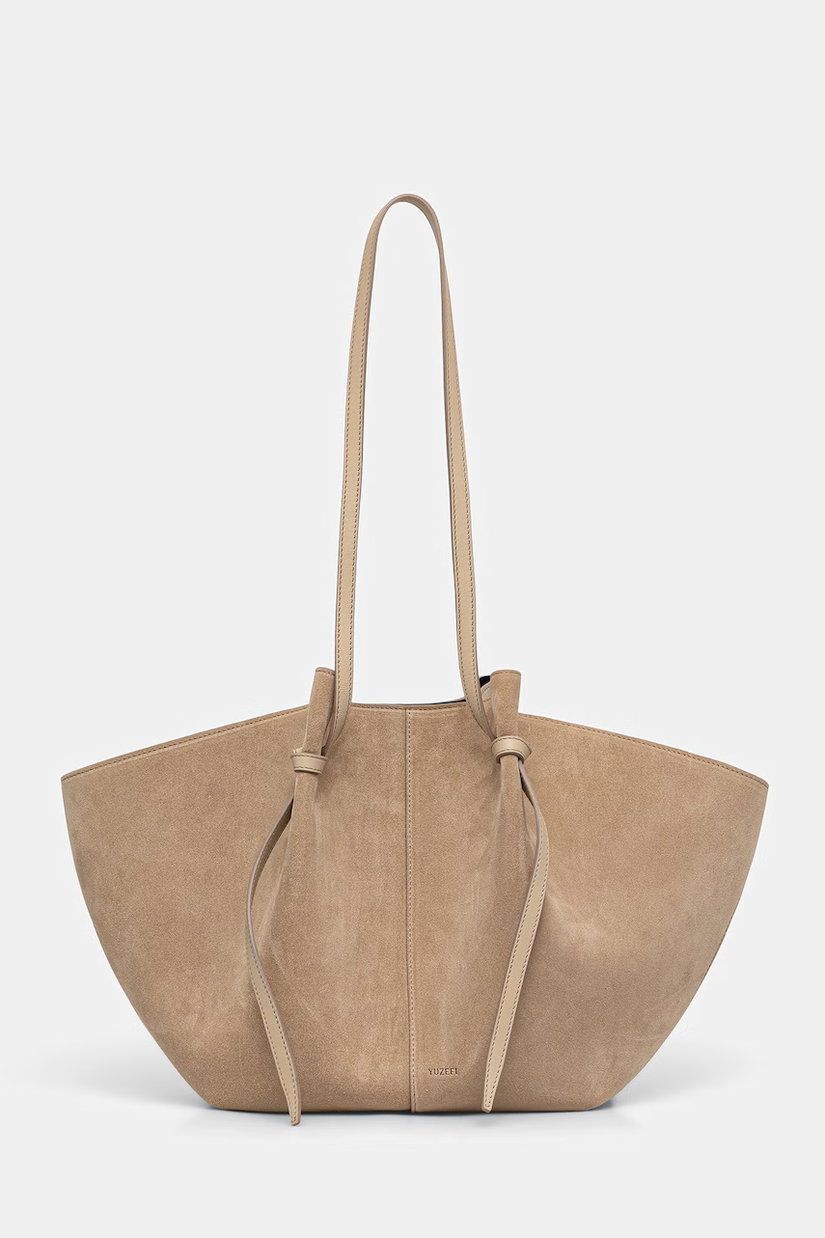 Yuzefi geantă shopper pentru femei, din piele întoarsă LARGE MOCHI