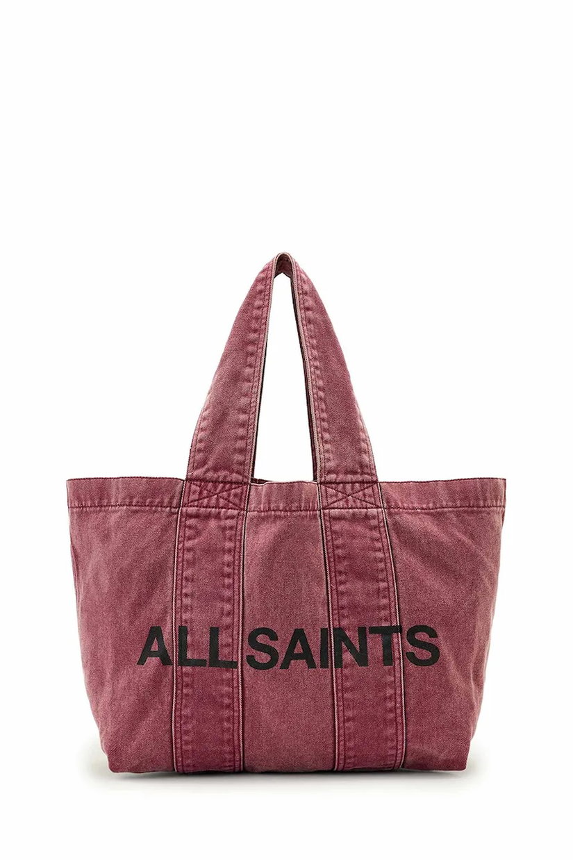 AllSaints geantă plic pentru femei, din piele IZZY