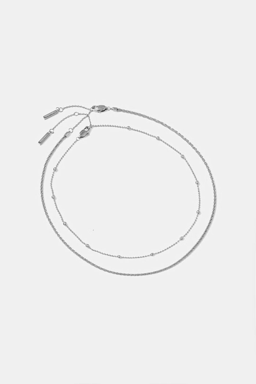 Calvin Klein colier pentru femei, din oțel inoxidabil pachet de 2