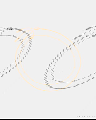 Calvin Klein colier pentru femei, din oțel inoxidabil pachet de 2