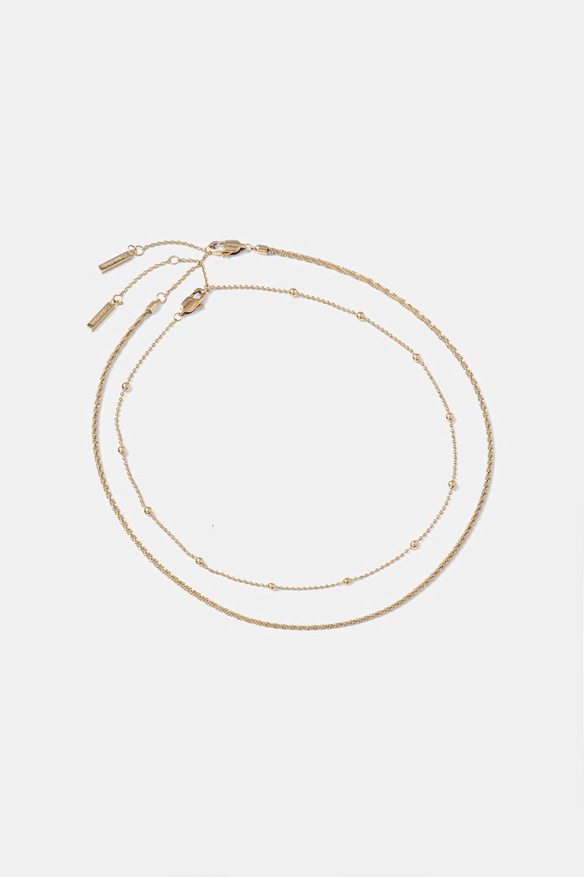 Calvin Klein colier pentru femei, din oțel inoxidabil pachet de 2