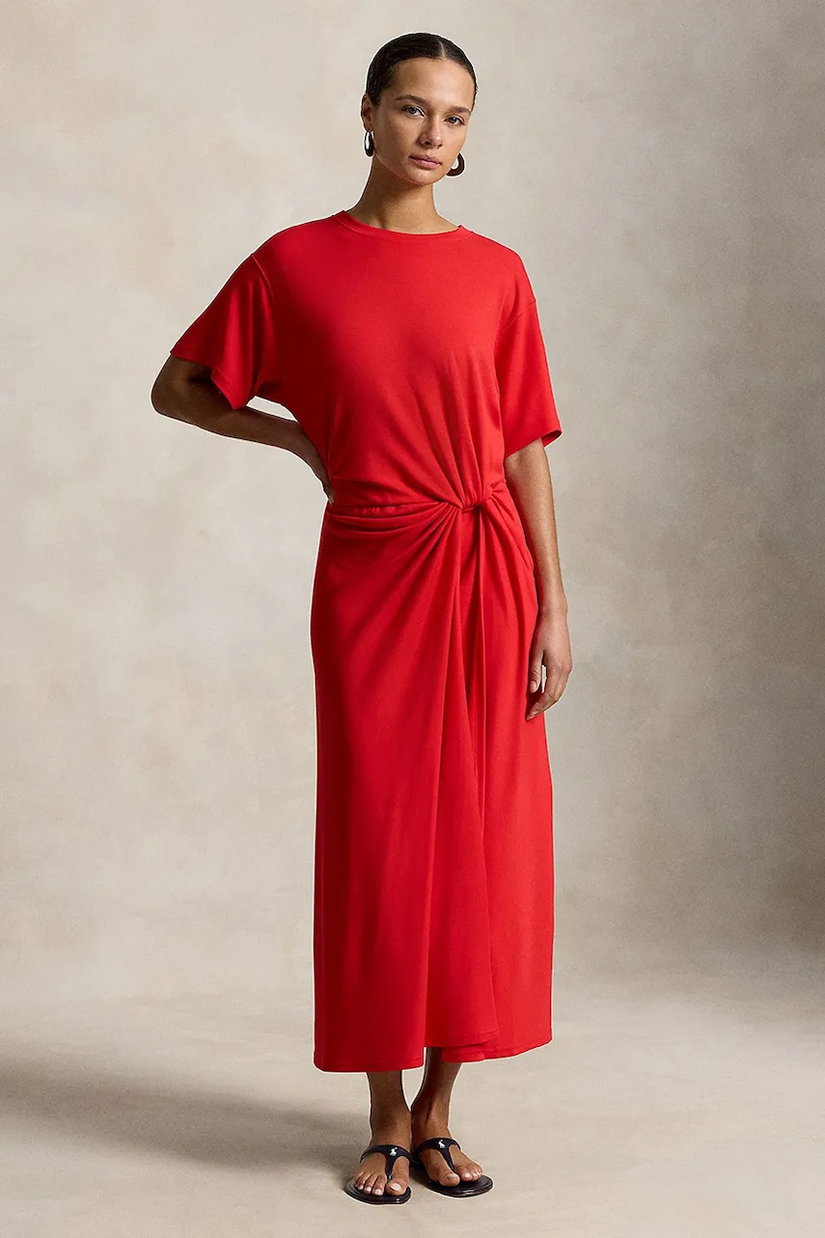 Polo Ralph Lauren rochie din lyocell LYOCELL-KNT-DRESSES