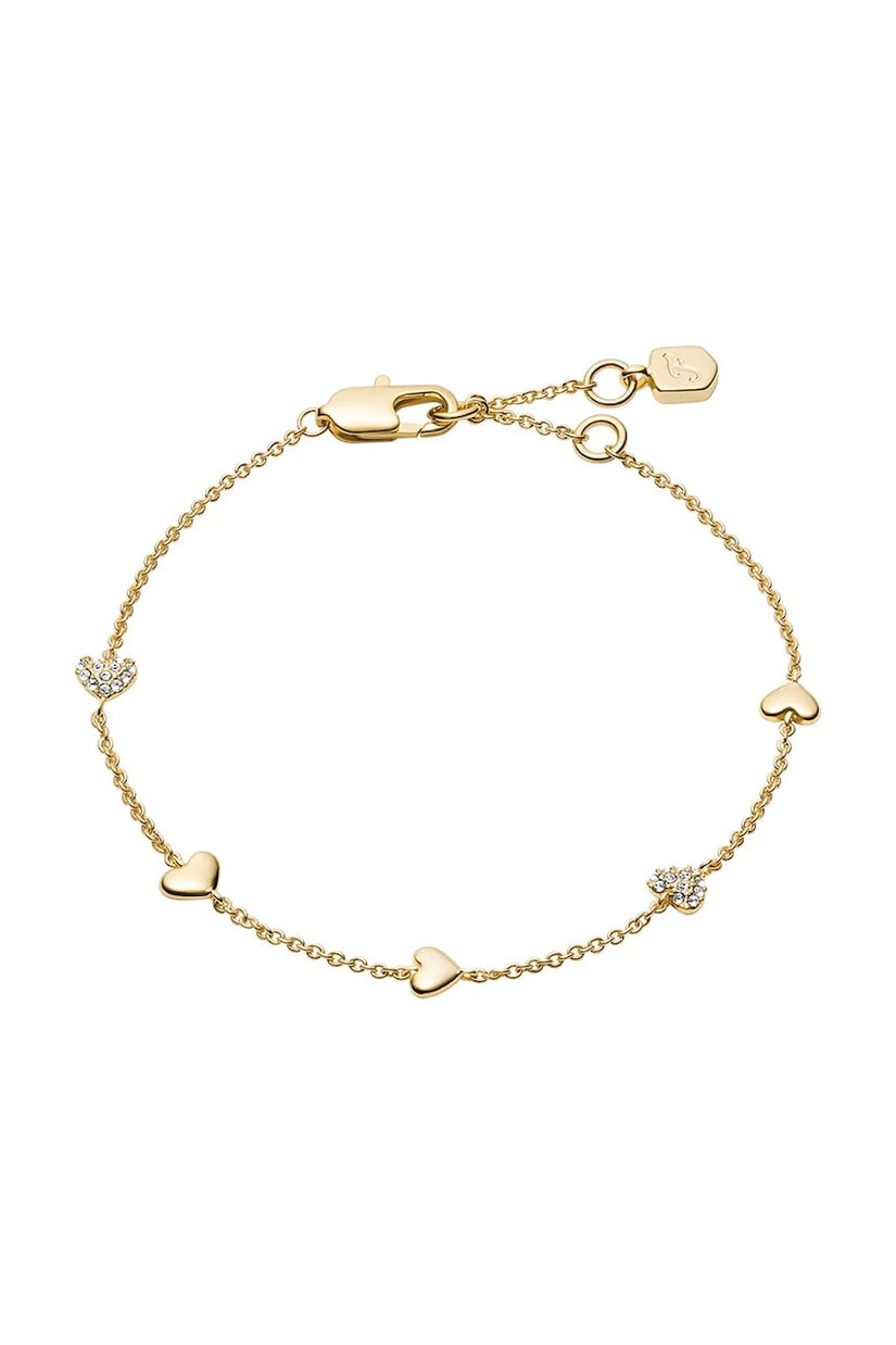 Fossil brățară pentru femei, din metal cu cristal Sutton